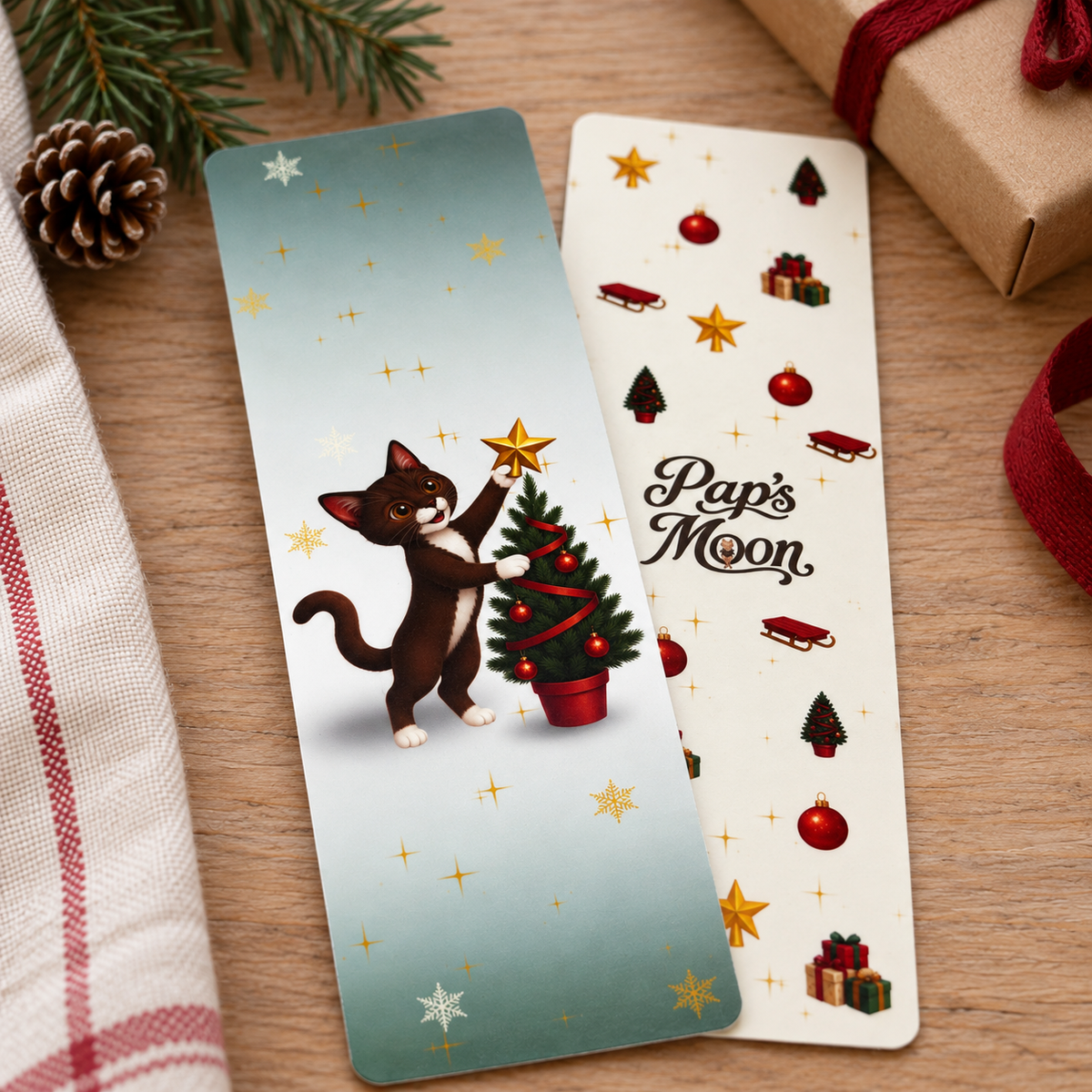 Marque-page - Napo Noël - Vert