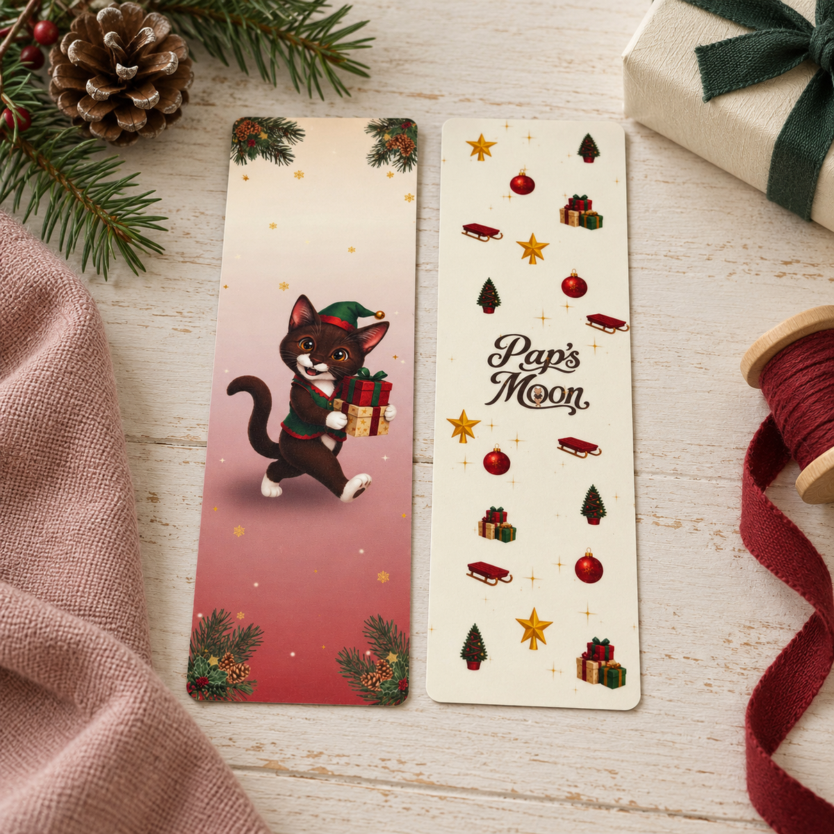 Marque-page - Napo Noël - Rouge
