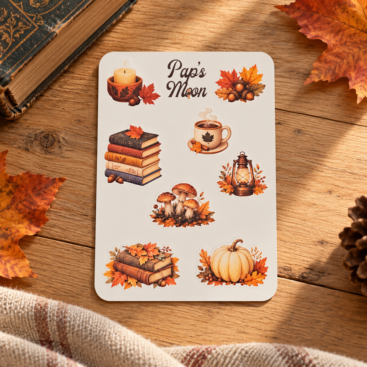 Planche de stickers - Cosy d'automne