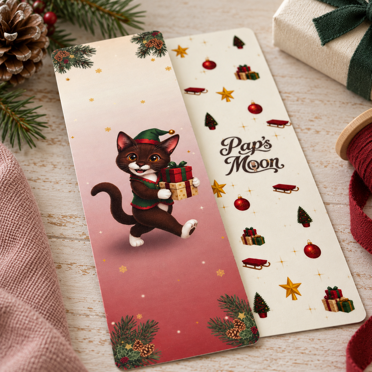 Marque-page - Napo Noël - Rouge