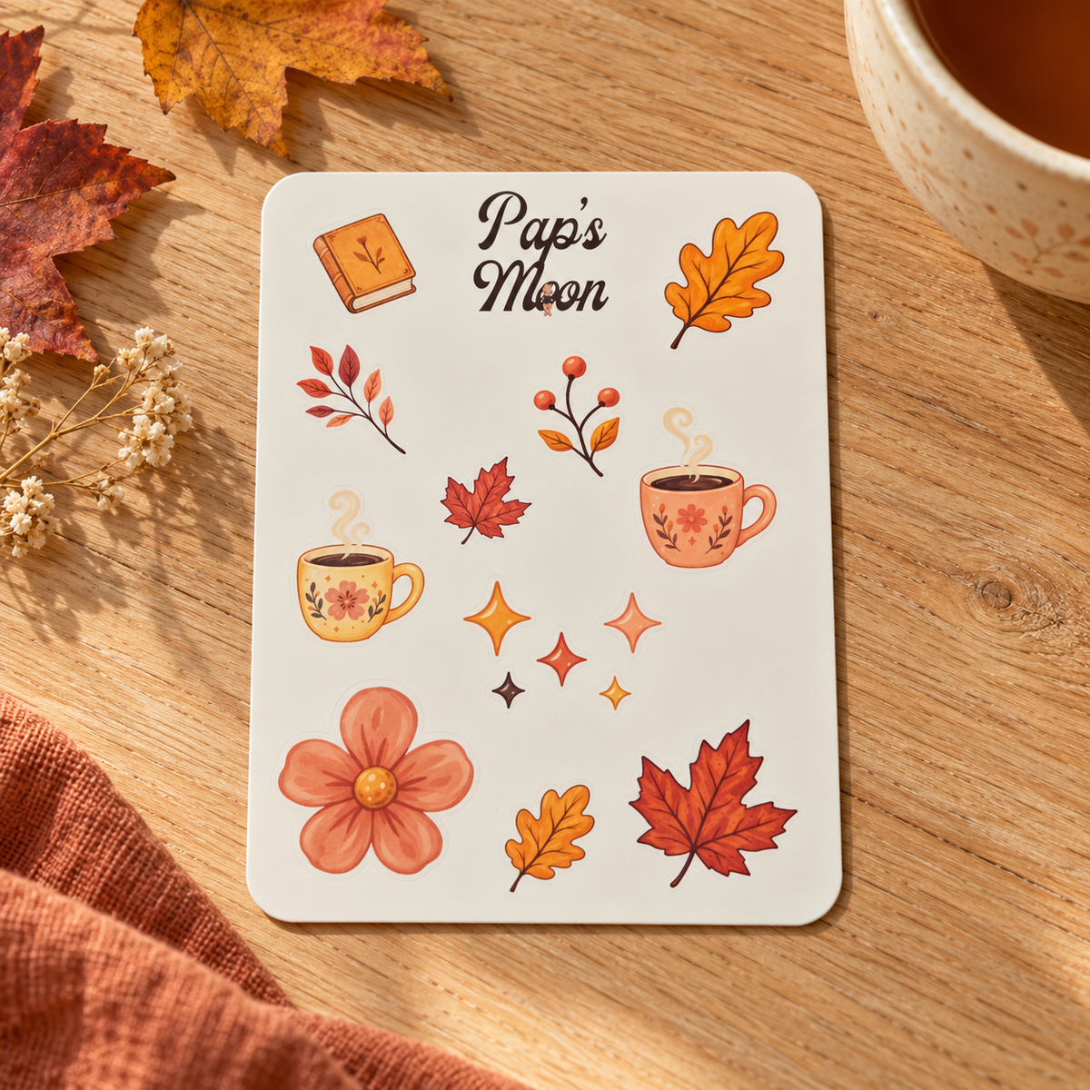 Planche de stickers - Douceur d'automne