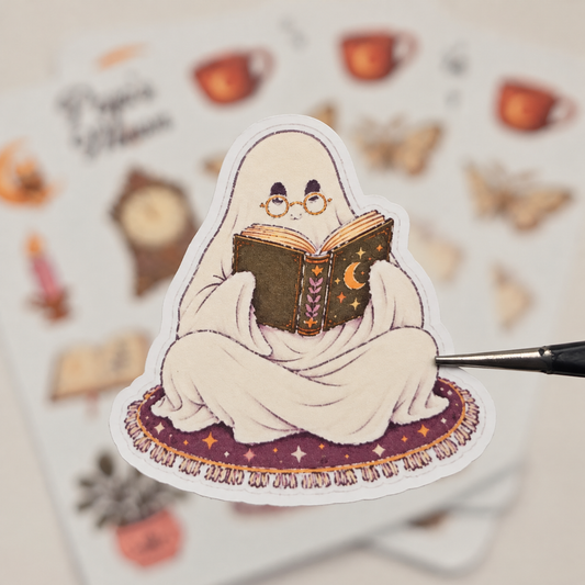 Planche de stickers - Lecture enchantée