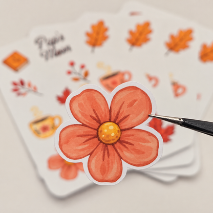 Planche de stickers - Douceur d'automne