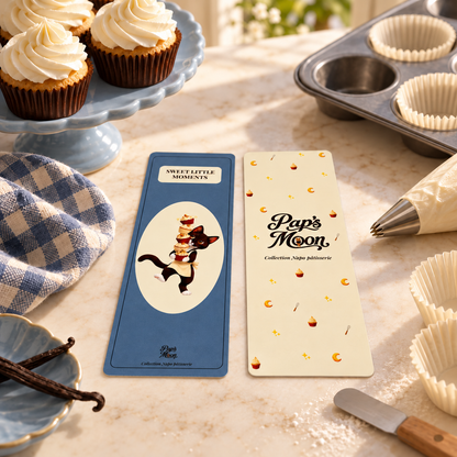 Marque-page - Napo pâtisserie - Bleu