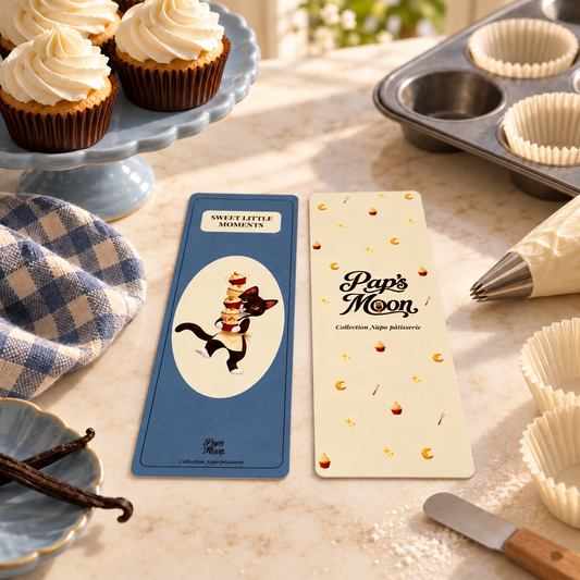 Marque-page - Napo pâtisserie - Bleu