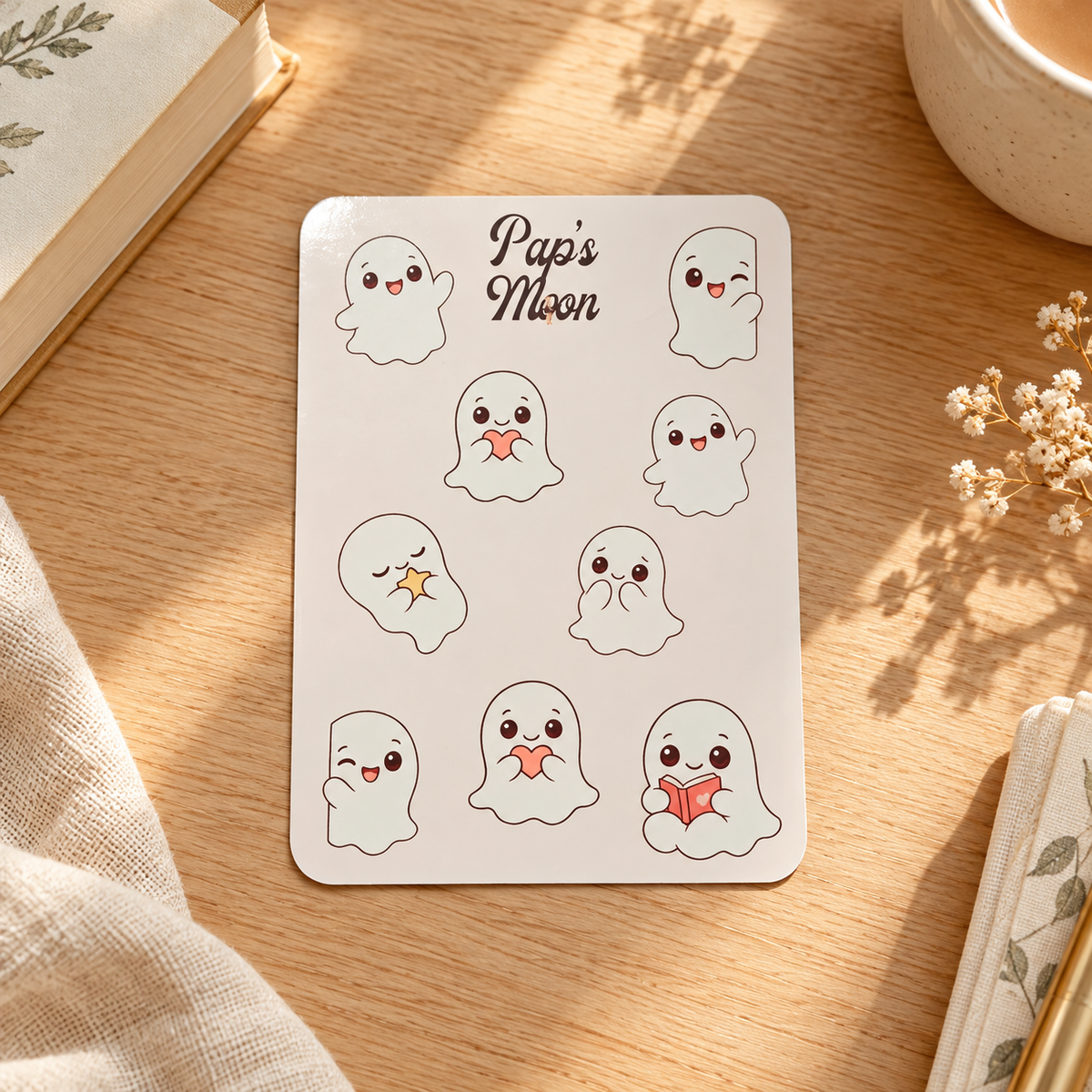 Planche de stickers - Petits fantômes