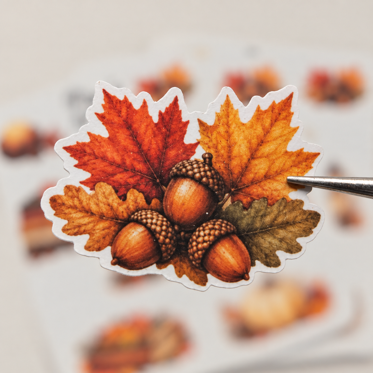 Planche de stickers - Cosy d'automne