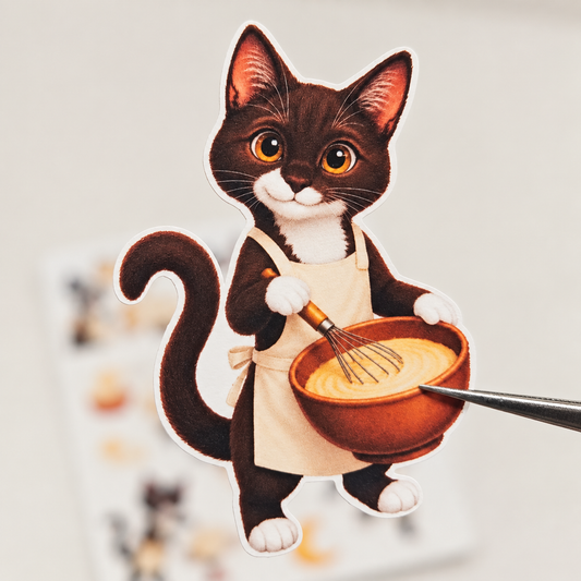 Planche de stickers - Napo pâtisserie