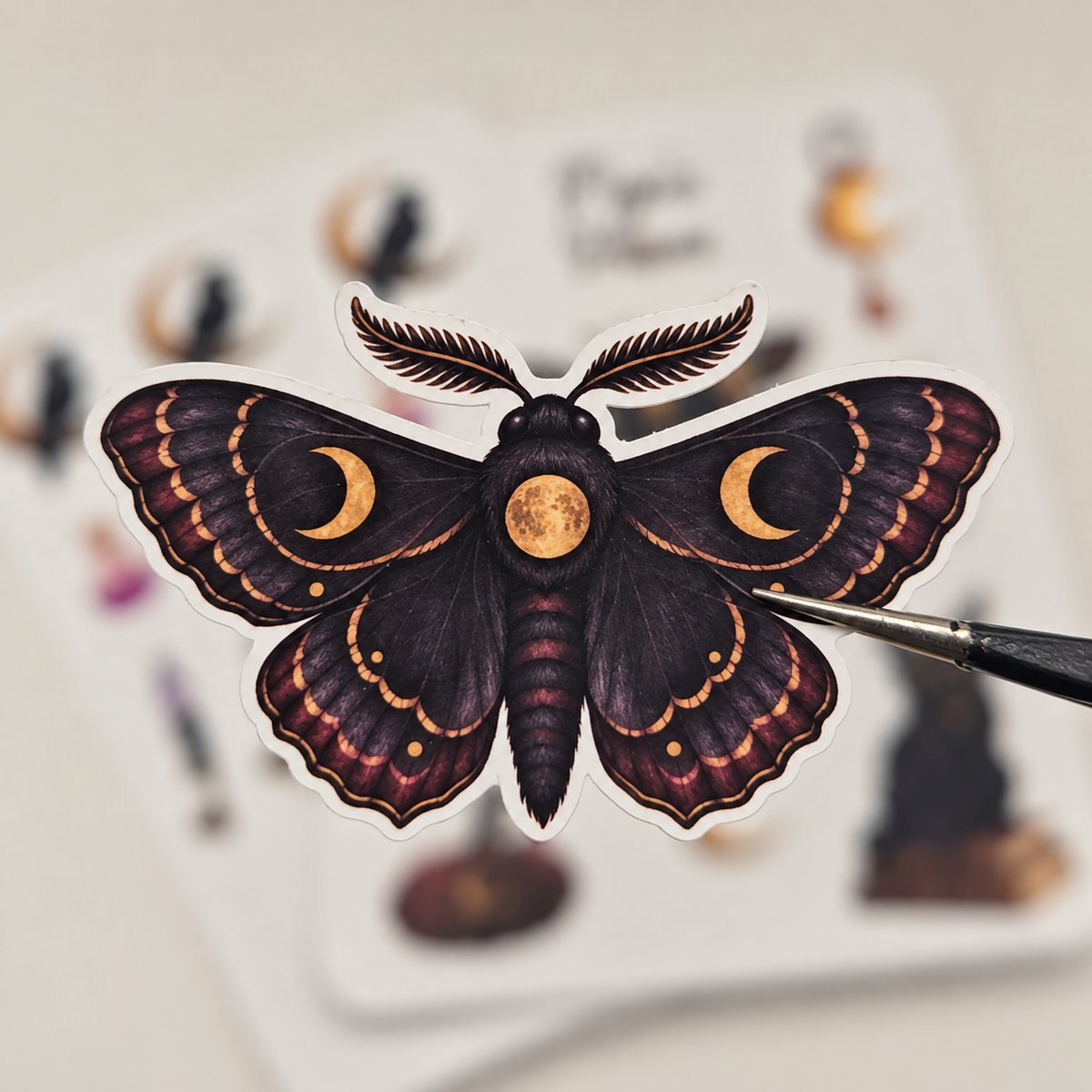 Planche de stickers - Sortilèges de lune